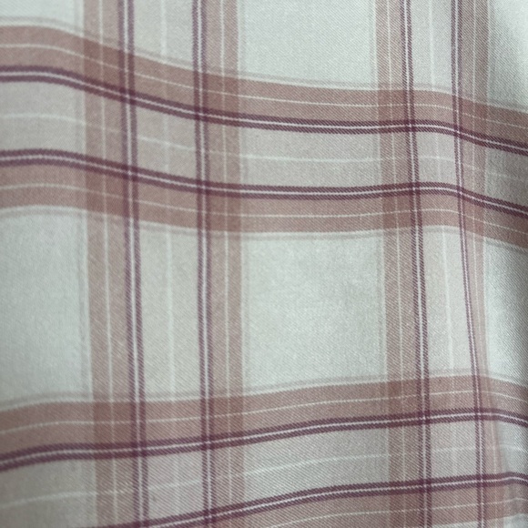 Como Vintage Pink Plaid Peasant Blouse – Size Small - Picture 4 of 7